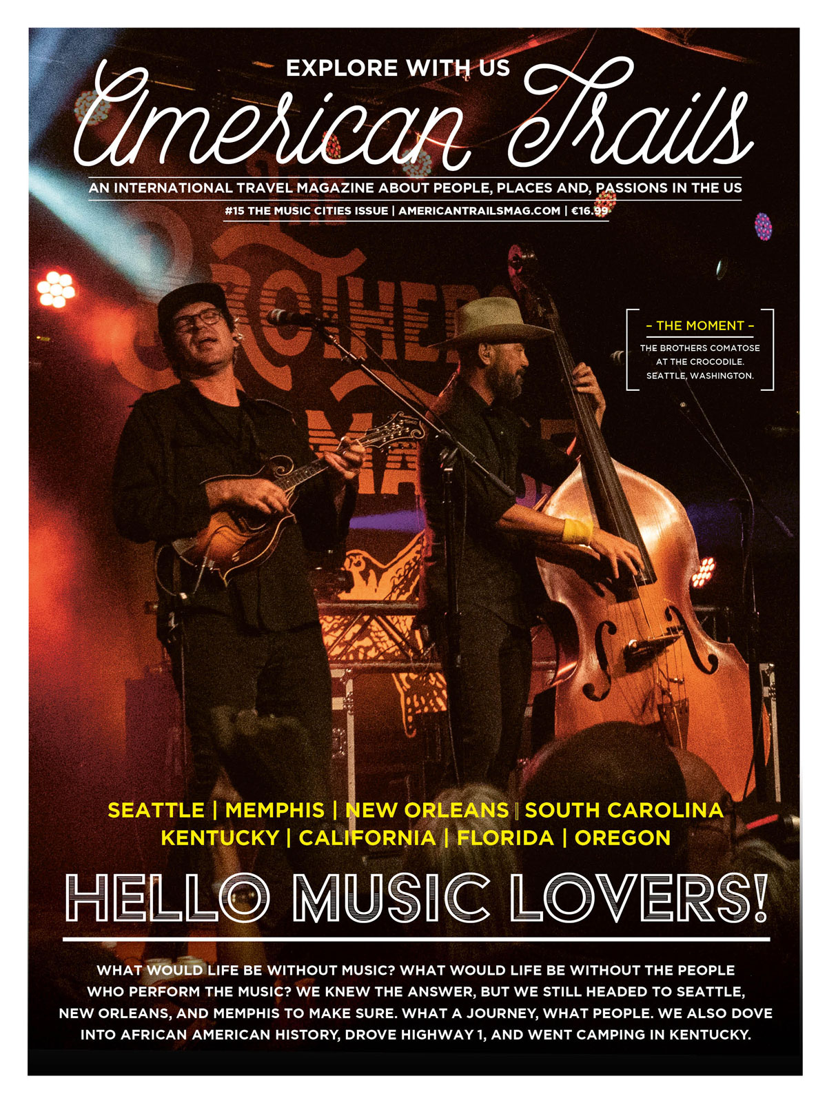American Trails #15 - The Music Cities Issue (International Edition)
