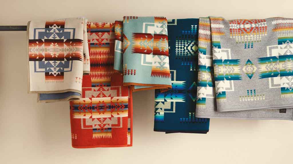 Summer towels and blankets from Pendleton plus Home decor and more