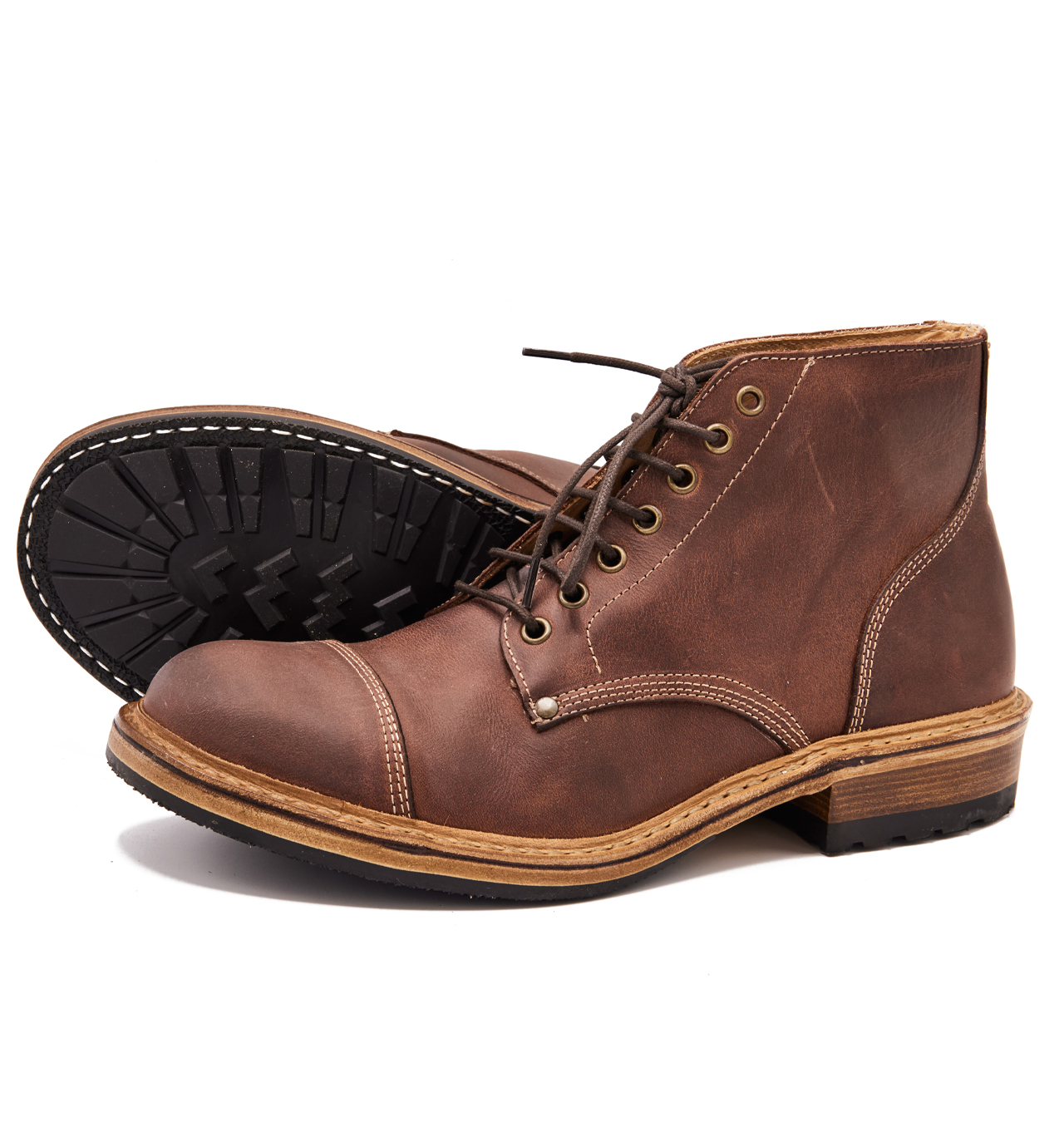 Astorflex - Legendflex Toe-Cap Leather Boot - Chestnut