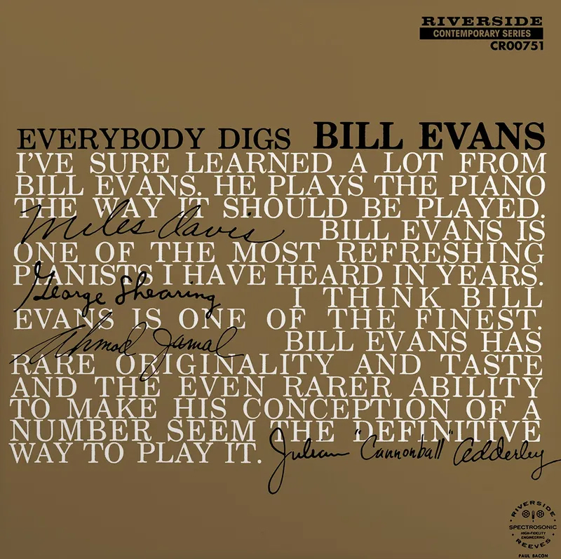 Bill Evans Trio - Everybody Digs Bill Evans (RSD2024) -	LP