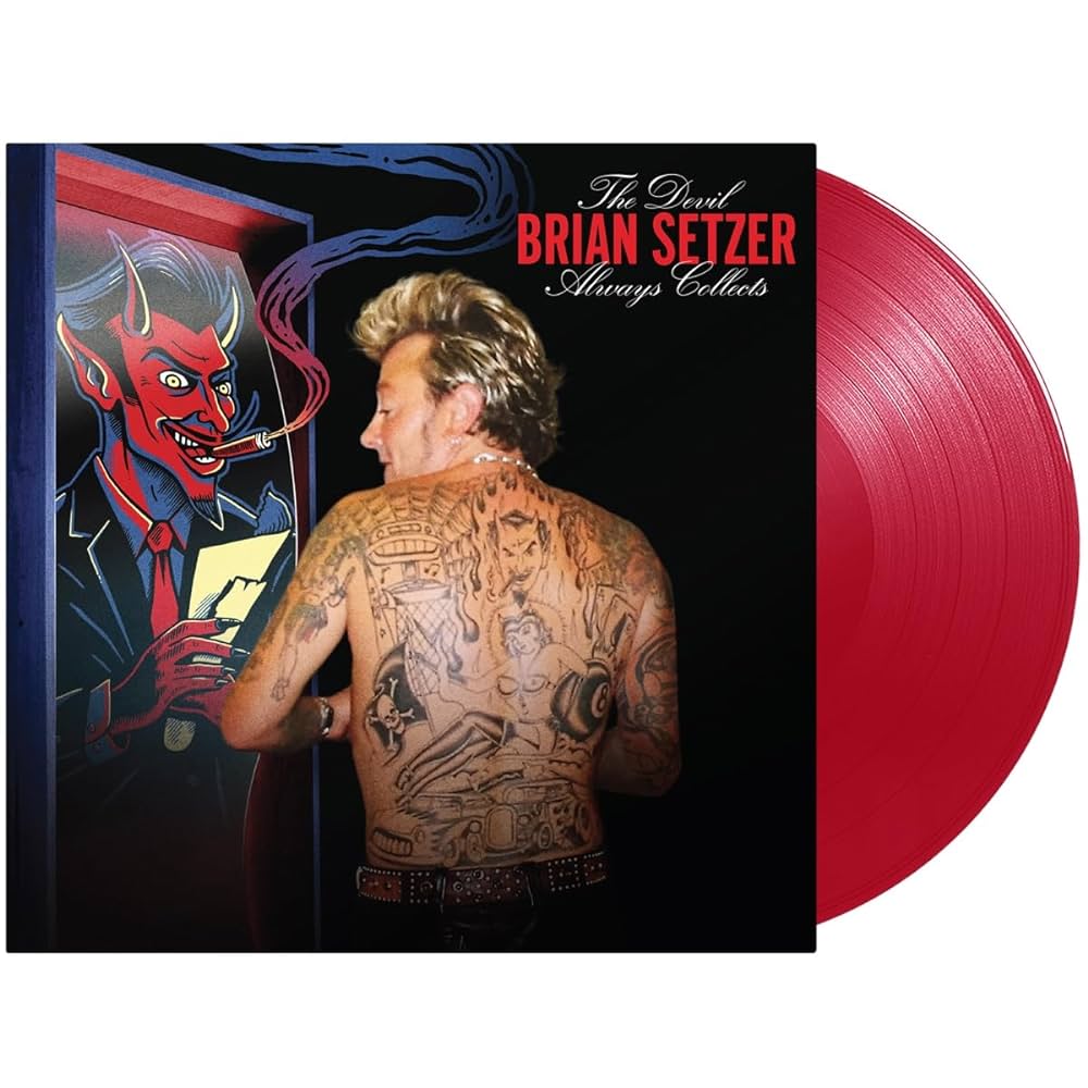 Brian-Setzer---The-Devil-Always-Collects-red-vinyl