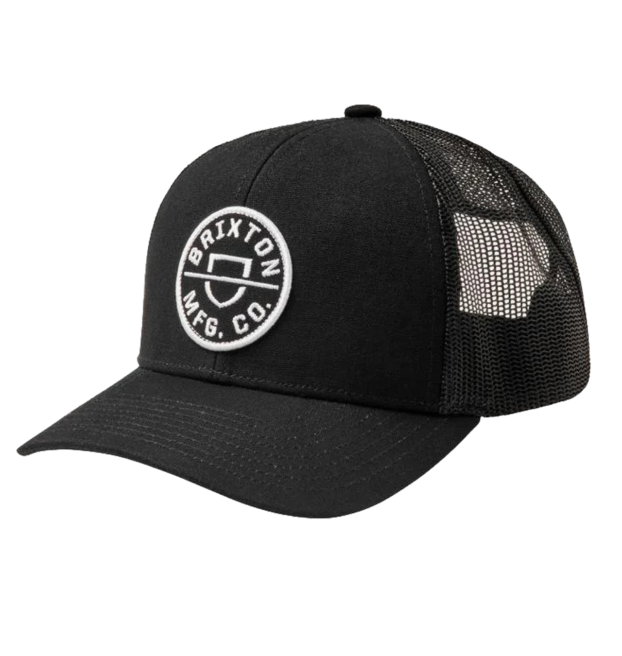 Brixton - Crest Netplus MP Trucker Hat - Black/Black