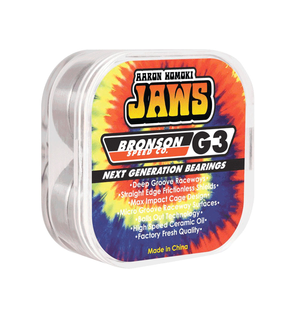 Bronson - Aaron Jaws G3 Skateboard Bearings (Box/8)