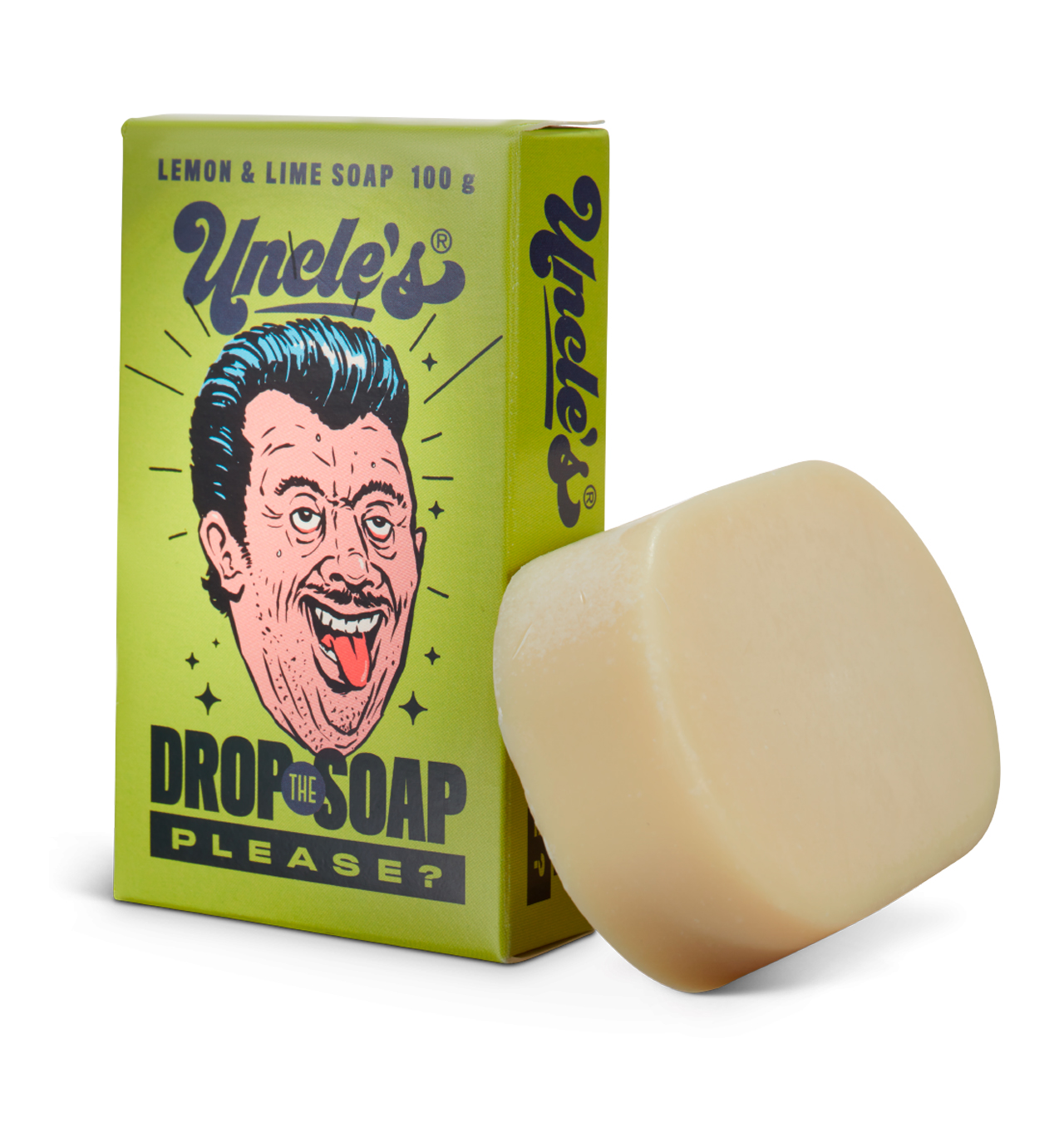 Dick Johnson - Uncles Don´t Drop the Soap - Lemon & Lime Soap Bar 100g