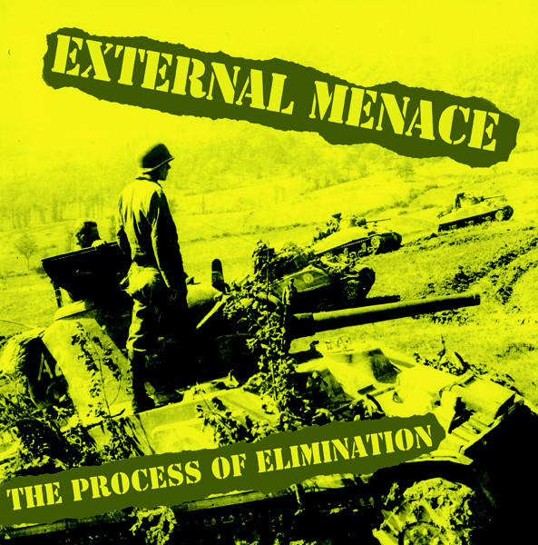 External Menace - The Process Of Elimination (yellow splatter) - LP
