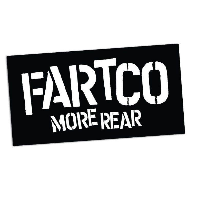 Fartco - More Rear Sticker