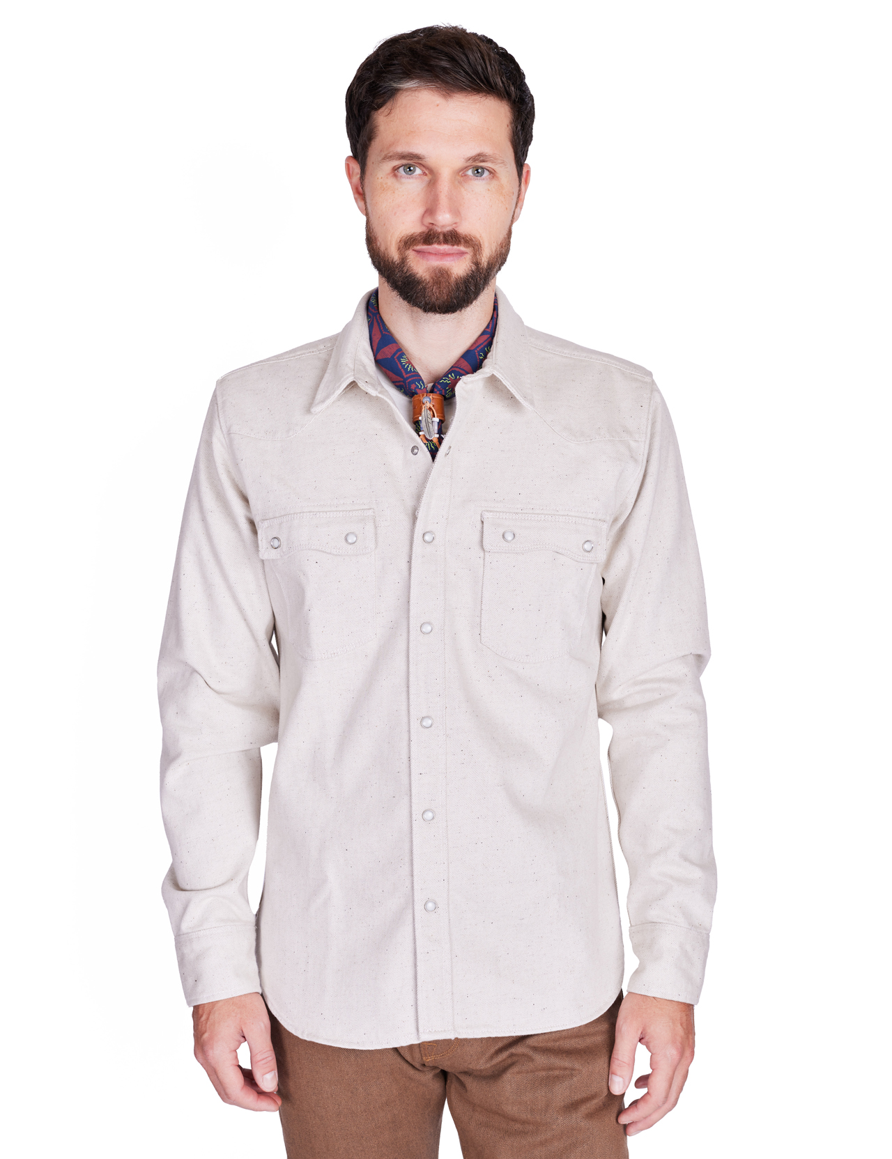 Freenote Cloth - Modern Western Shirt - Natural Denim