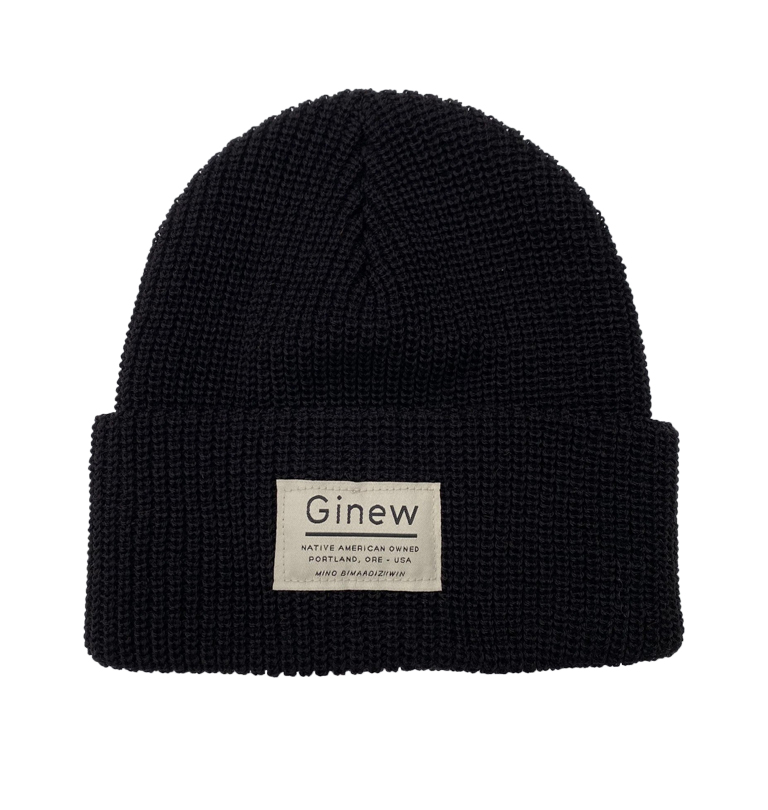 Ginew - Merino Wool Watch Cap - Black