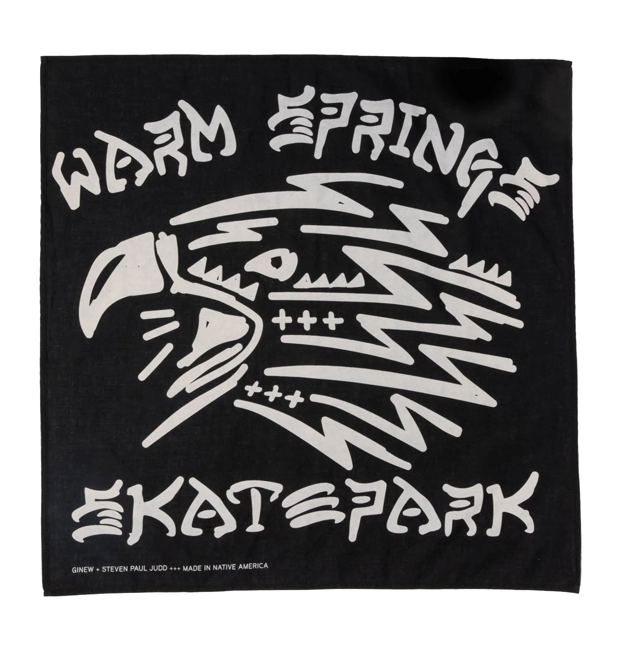 Ginew - Warm Springs Skatepark Bandana - Black