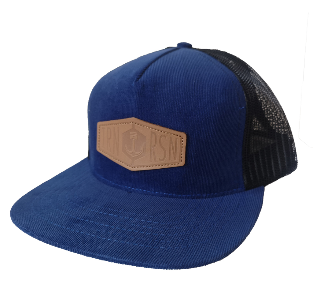 Iron & Resin - Cord Mesh Snapback Cap - Blue