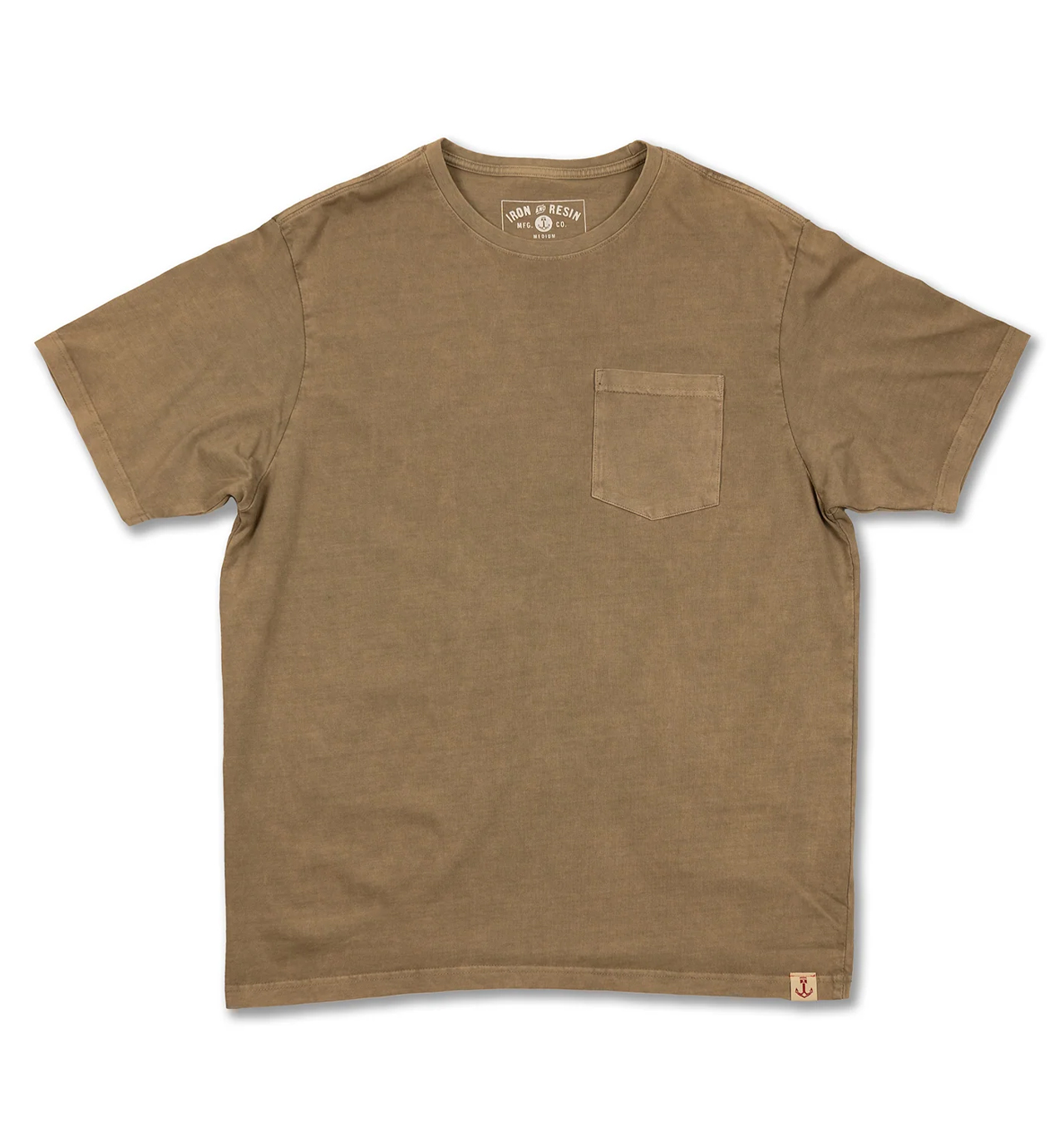 Iron & Resin - Faded Pocket T-Shirt - Bronze