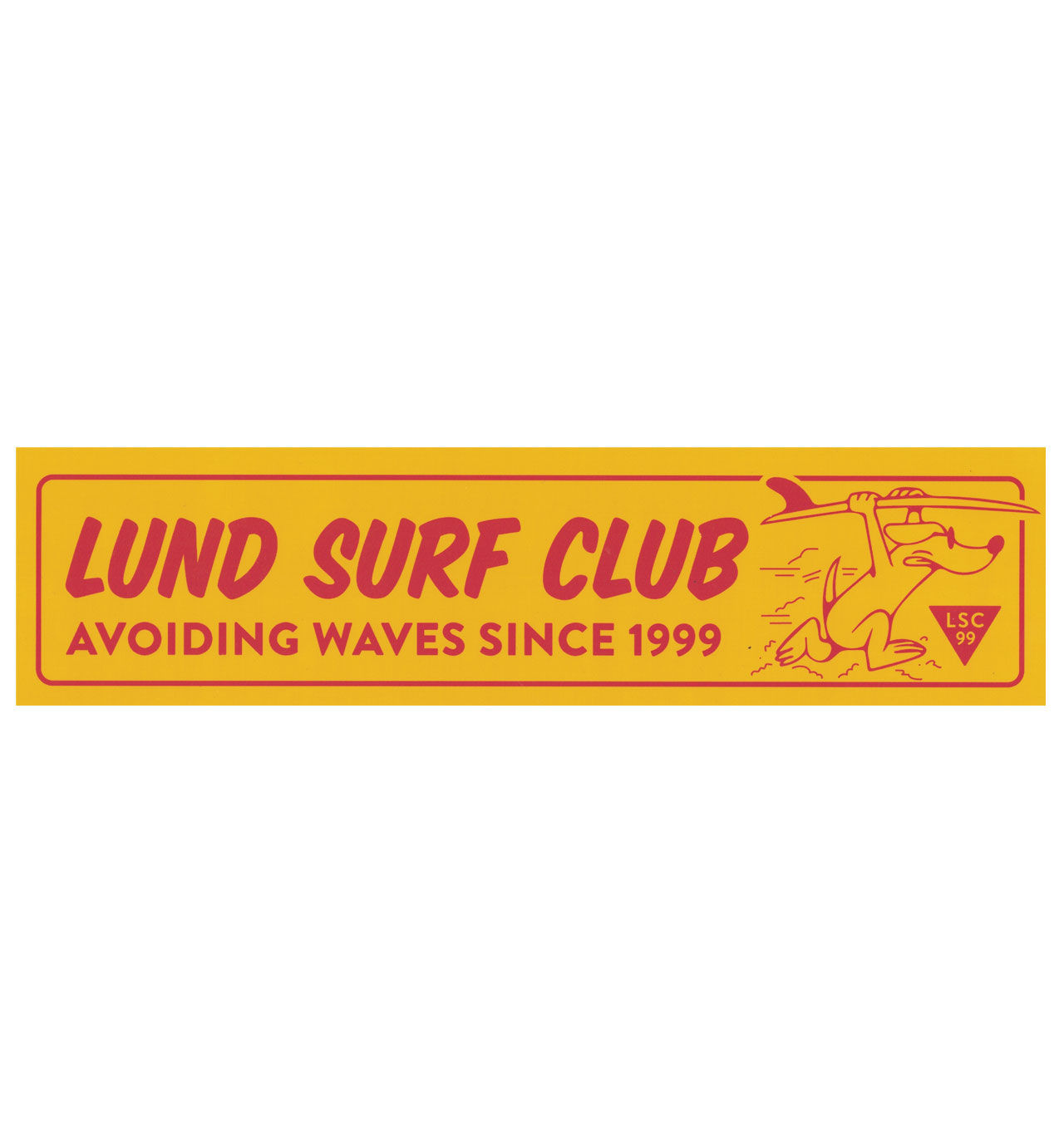LSC - Avoiding Waves Bumper Sticker