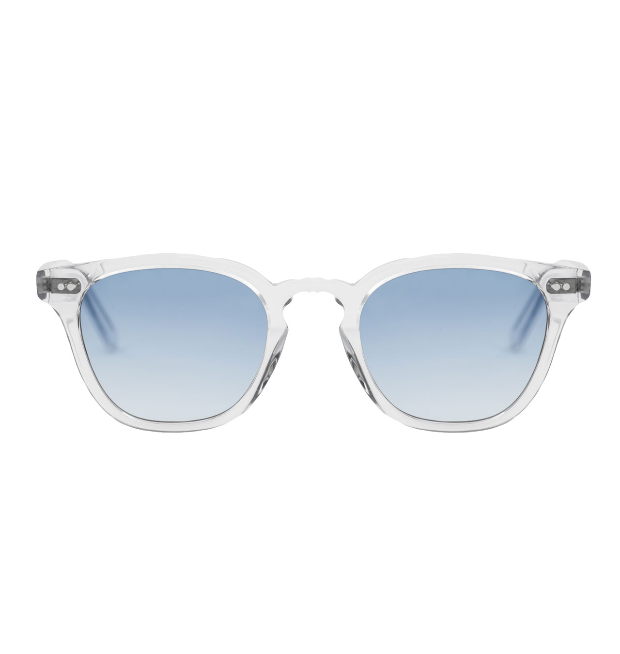 Monokel Eyewear - River Crystal Sunglasses - Gradient Blue Lens