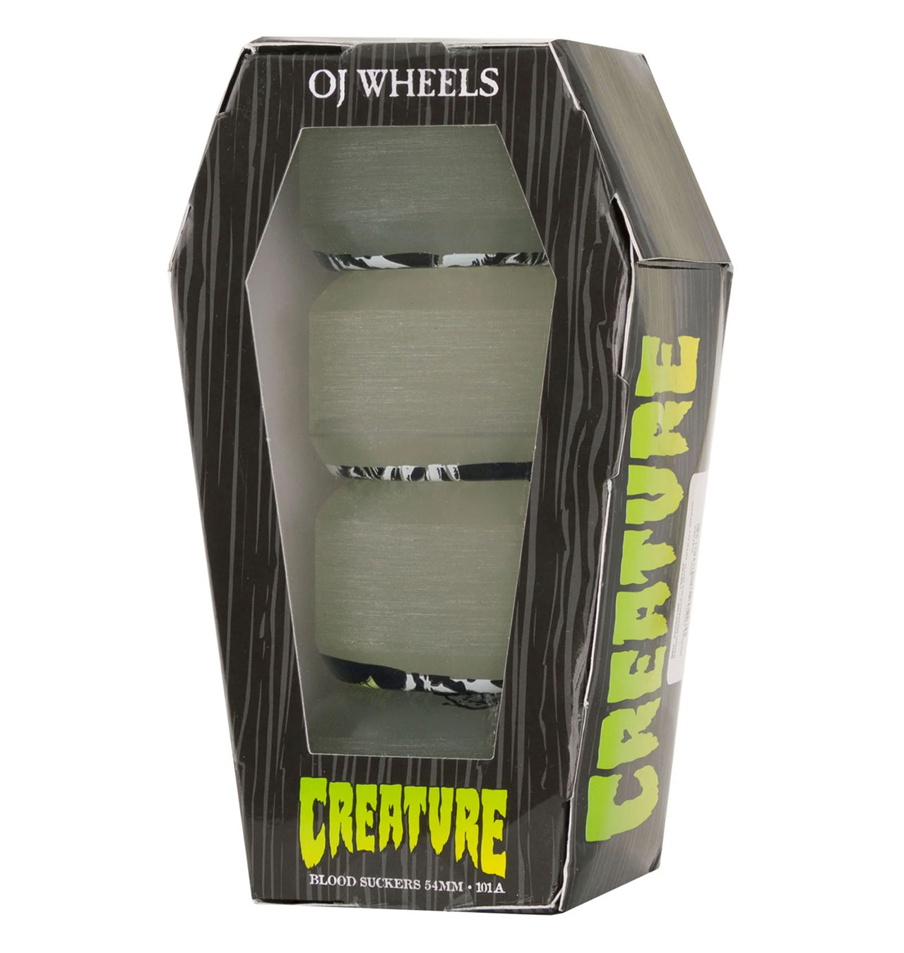 OJ Wheels - Creature Coffin Box Bloodsuckers 101a Skateboard Wheels - 54mm (Glow