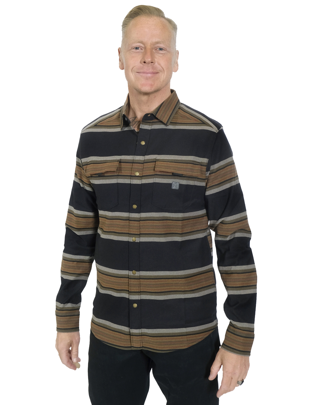 Roark - Diablo Alpinist Flannel Shirt - Black