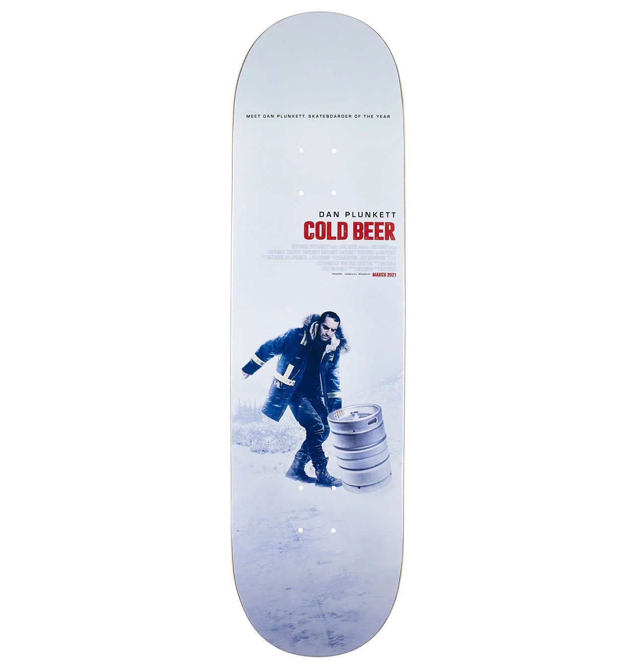 Skate Mental - Plunkett Beer Skateboard Deck - 8.625´ 