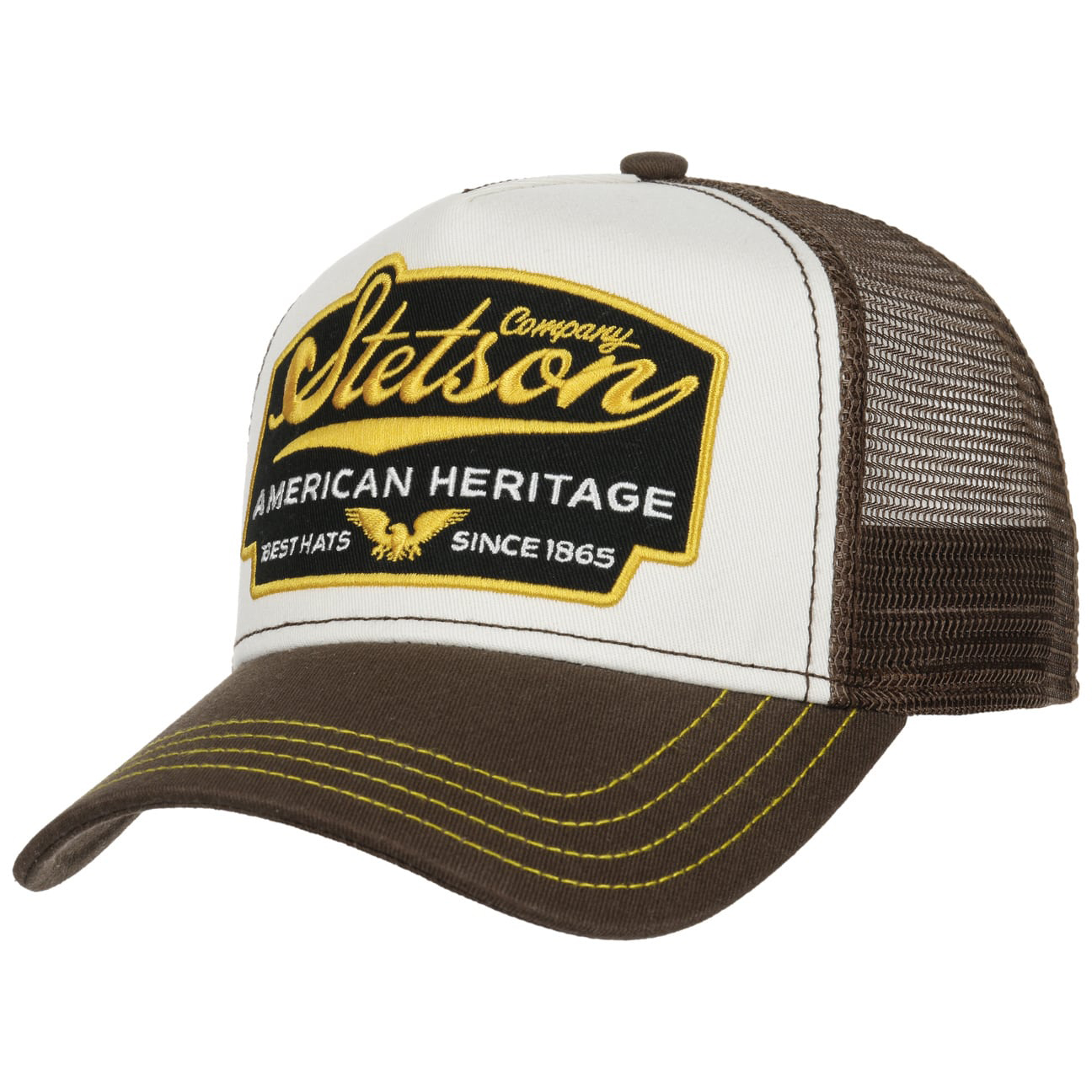 Stetson---American-Heritage-Trucker-Cap---Brown