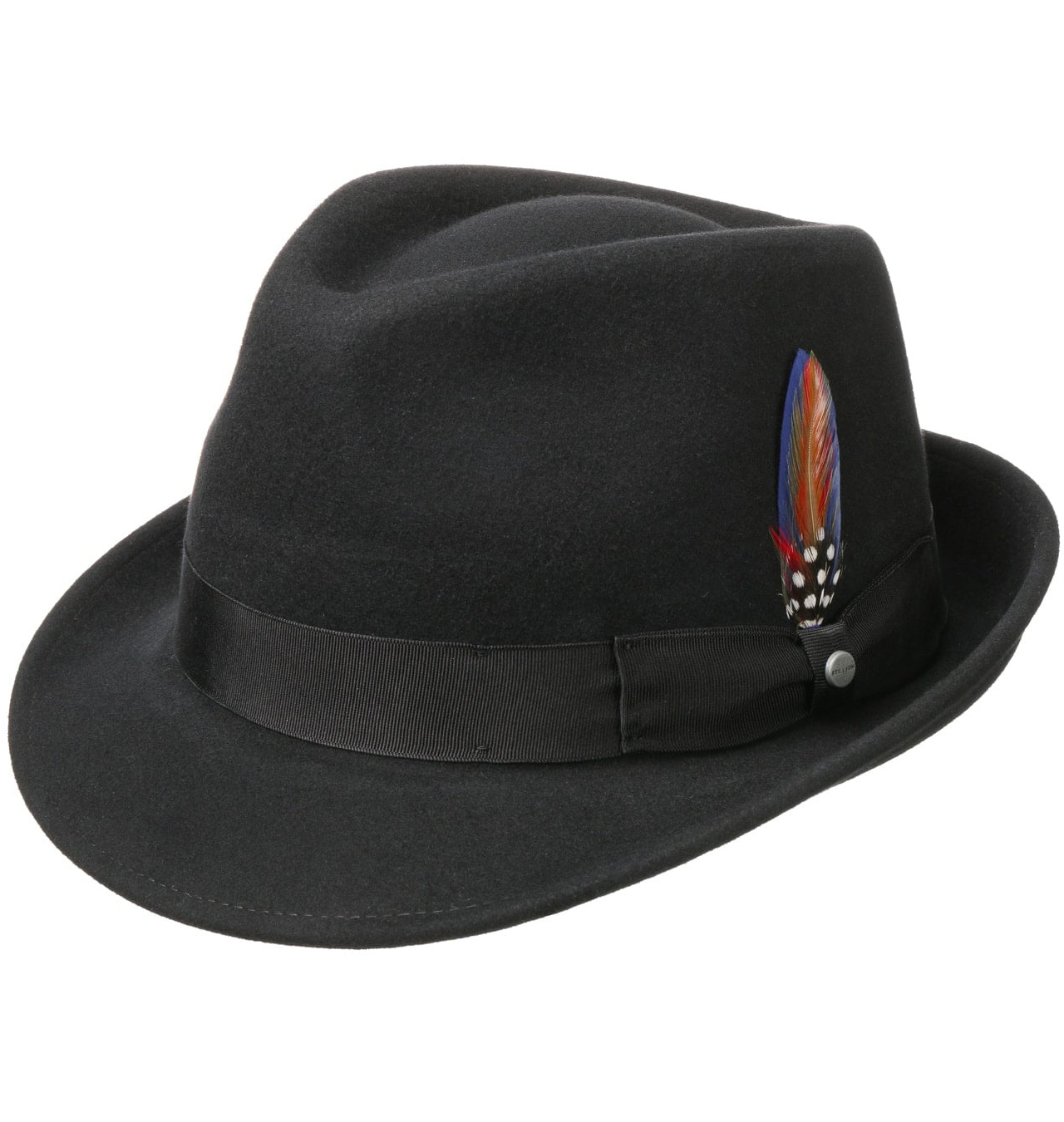 Stetson - Elkader Trilby Felt Hat - Black