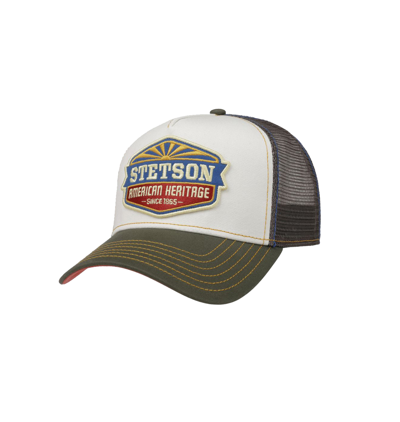 Stetson - Kids New American Trucker Heritage Cap - Grey
