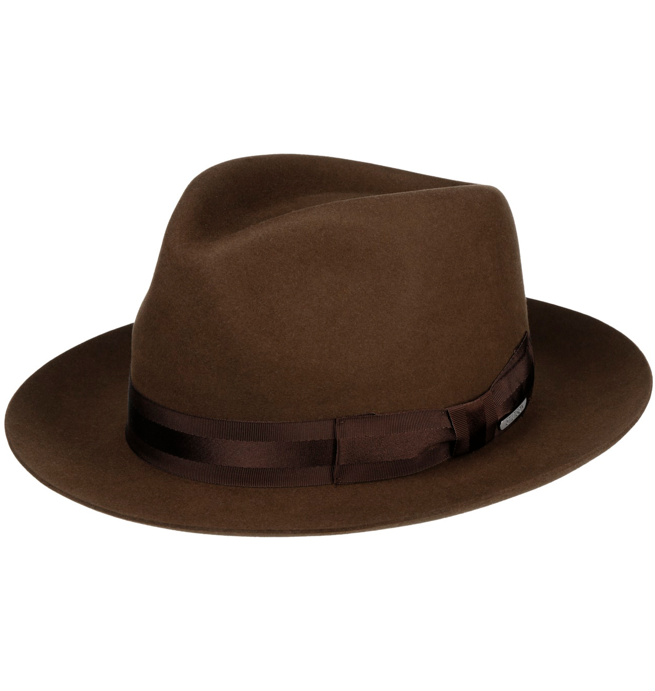 Stetson - Kirkhill Beaver Fedora Fur Felt Hat - Brown