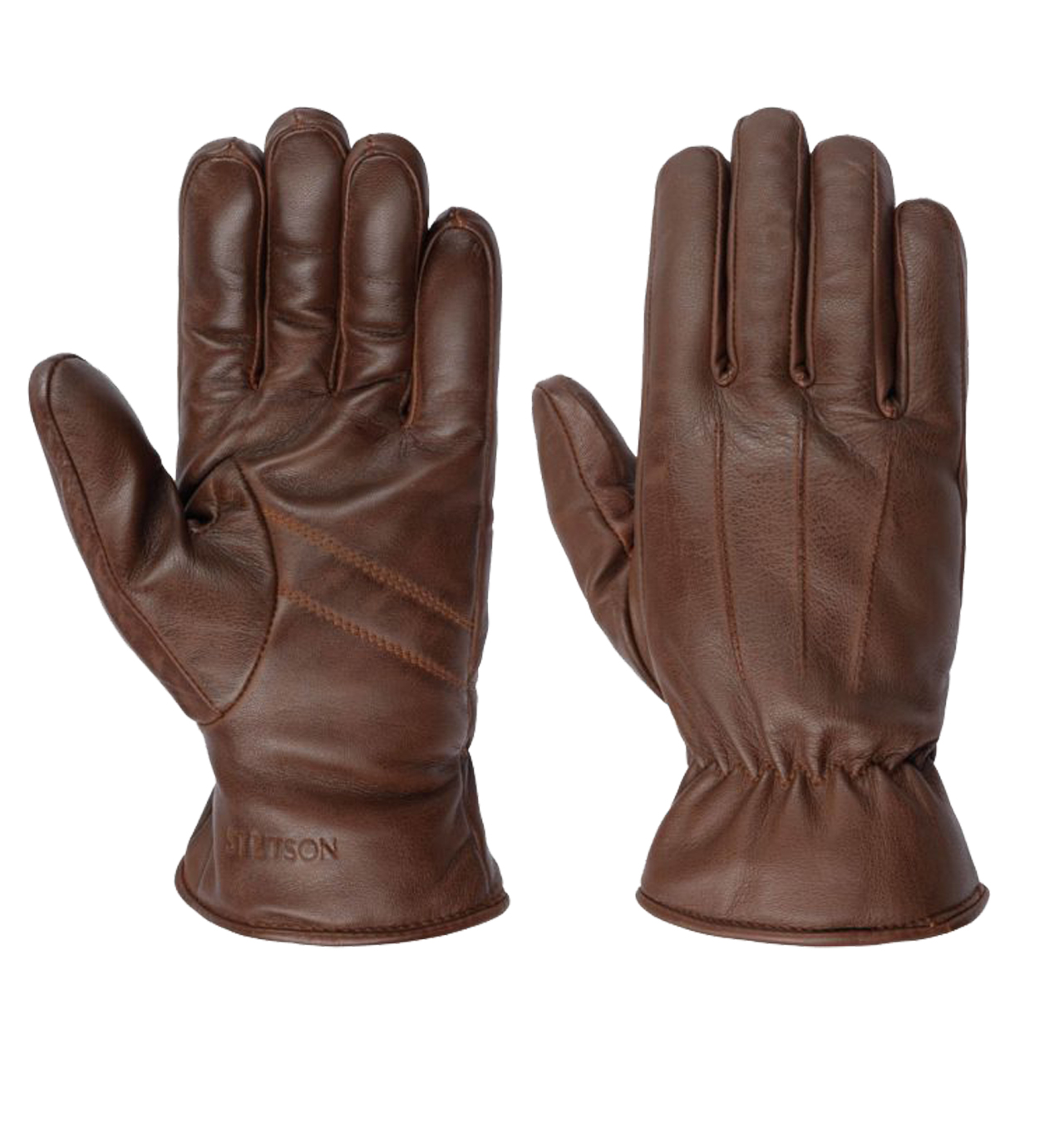 Stetson - Sheepskin Gloves - Brown