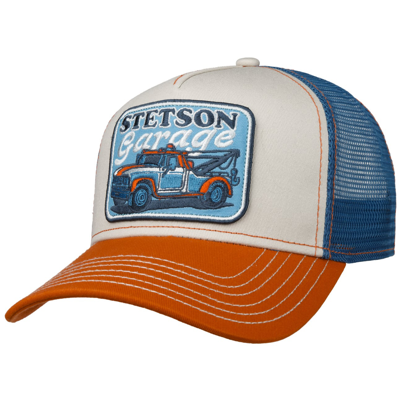 Stetson---Towing-Service-Trucker-Cap---Orange