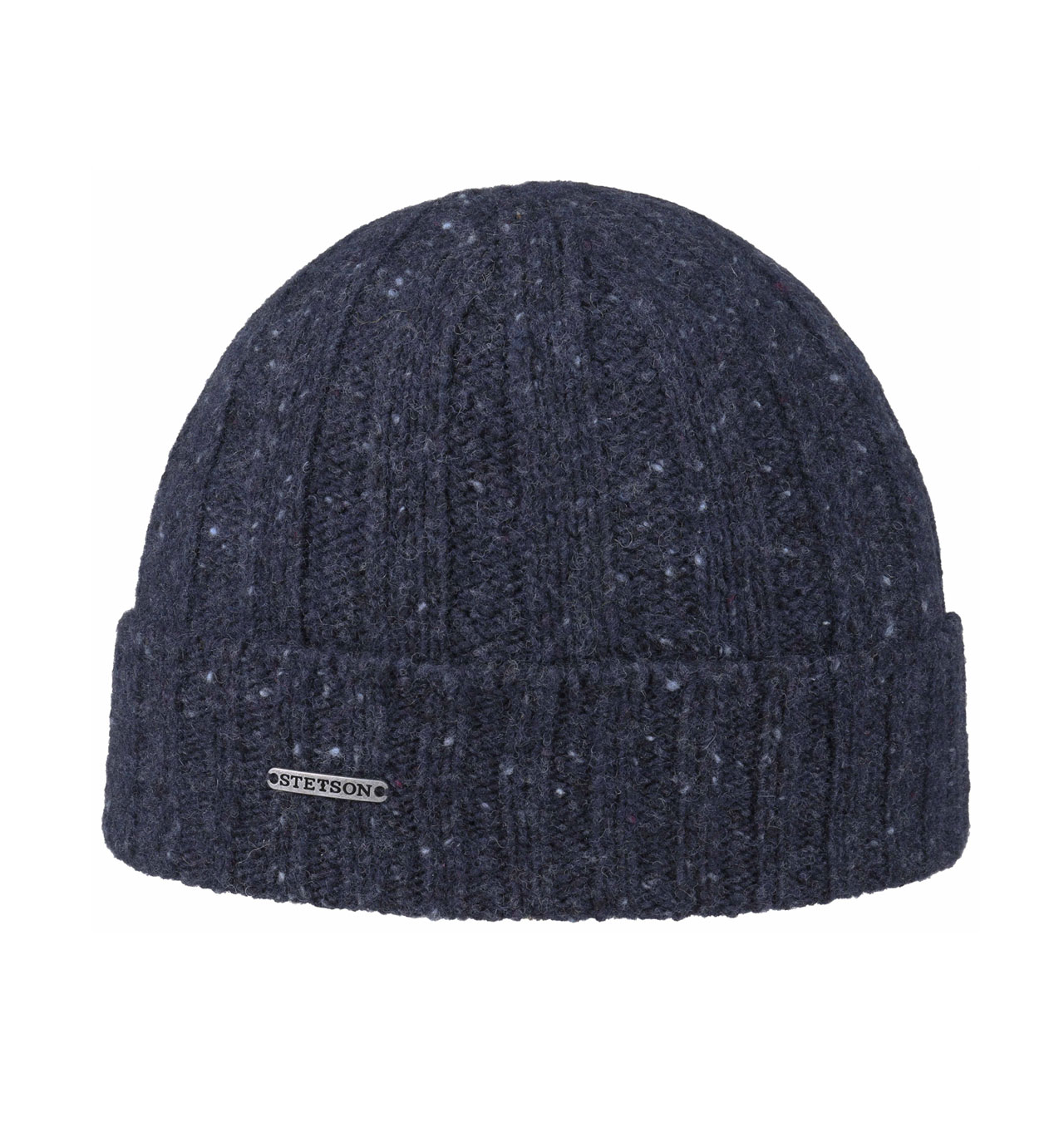 Stetson---Wisconsin-Donegal-Knit-Beanie---navy