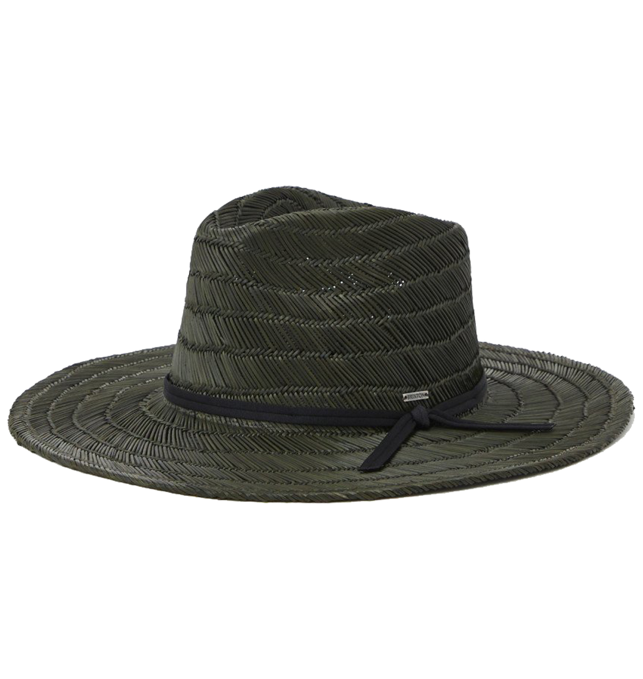 Brixton - Cohen Straw Cowboy Hat - Washed Black