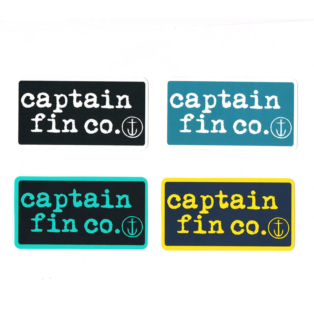 Captain Fin - Type Patch Sticker Pakage 