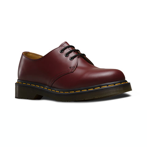Dr Martens - 1461 3-Eye Shoe - Cherry Red Smooth