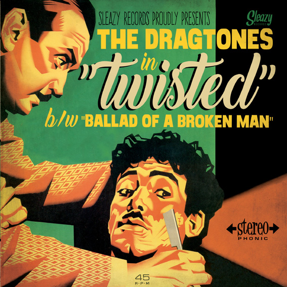 Dragtones, The - Twisted (Clear Vinyl) - 7´