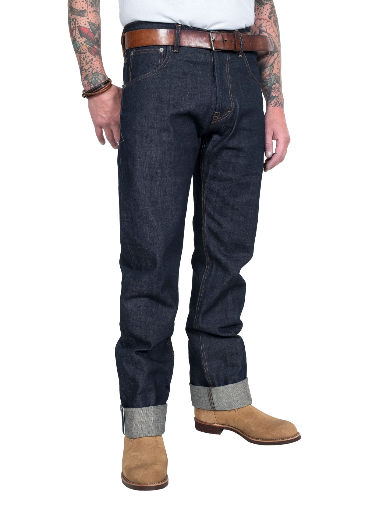 Eat Dust - Fit 67 Raw Selvage Jeans  - Indigo