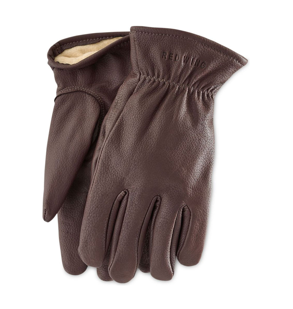 red-wing-Brown-Buckskin-Leather---Lined-Glove