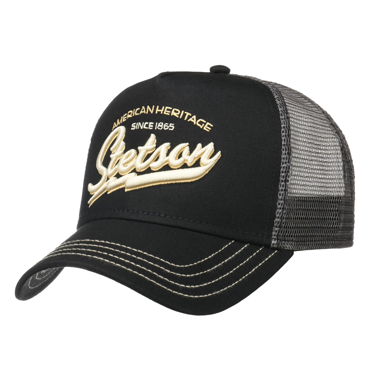 Stetson - Since 1865 Trucker Cap - Black