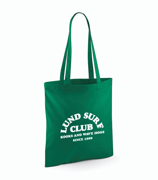  Lund Surf Club - Kooks And Wave Hogs Tote Bag - Green