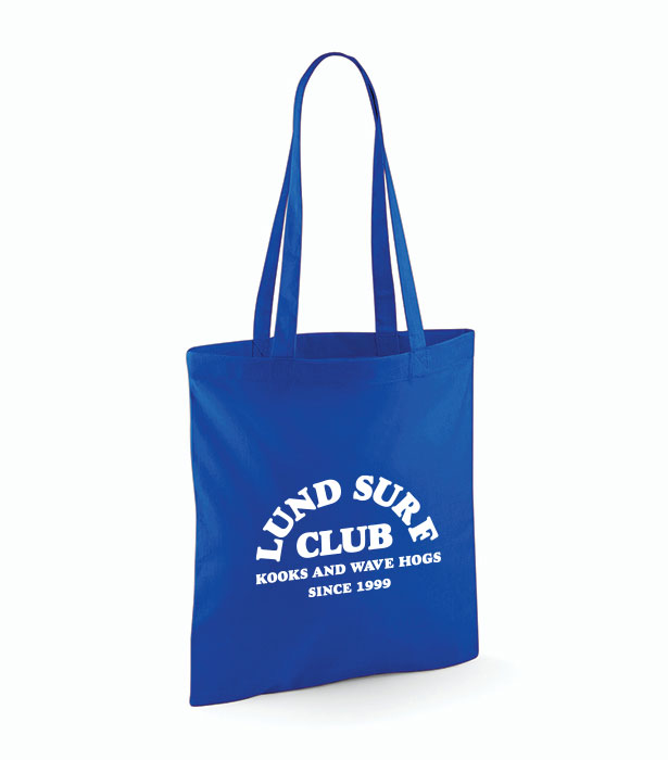  Lund Surf Club - Kooks And Wave Hogs Tote Bag - Royal Blue