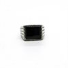 Black Pearl Creations - Onyx Pewter Ring