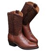 Bright Shoemakers - Cowman Western Boots - Walnut/ Waxy Rough-Out