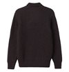 Filson - Bristol Shawl Neck Wool Sweater - Dark Brown Heather