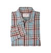 Filson - Washed Feather Cloth Shirt - Light Blue/Red