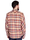 Indigofera - Bryson Flannel Check Shirt - Beige/Red/White/Green