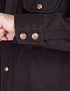 Indigofera - Copeland Shirt Jacket Cotton Kersey - Gunmetal