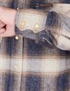 Indigofera---Dollard-Flannel-Check-Shirt---Ecru-Beige-Grey123