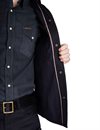 Indigofera - Fargo Shirt Jacket Unwashed Gunpowder Black