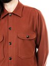 Indigofera - Ro Wool Twill Shirt - Rust