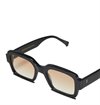 Monokel Eyewear - Apollo Black Sunglasses - Brown Gradient Lens
