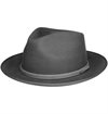 Stetson - Carbury Fedora Wool Hat - Anthracite