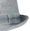 Stetson - Delvado Trilby Raffia Hat - Light Blue