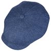 Stetson - Hatteras Pandico Linen Flat Cap - Blue