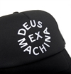 Deus - Circle Logo Trucker Hat - Black/Black
